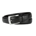 thumbnail image 2 of Sportoli Mens Belt Classic Stitched Genuine Leather Dress Belts - Black & More Colors, 2 of 3
