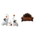 thumbnail image 1 of Esculturas de familia de elefantes y miniaturas de sofás y sillones, estatuas de animales, manualidades para escritorios, salas de estar, dormitorios,, 1 of 8