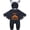 Three pumpkins, variant on WIBACKER 3M-24M Infant Unisex Baby Halloween Dress Up Clothes Bat Wings Romper with Cap Newborn Animal Costumes