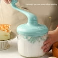 thumbnail image 2 of Hand blender, large capacity splash proof kitchen blender, PP handheld whisk Multifunctional raw egg white cream chocolate sauce shake, 2 of 9