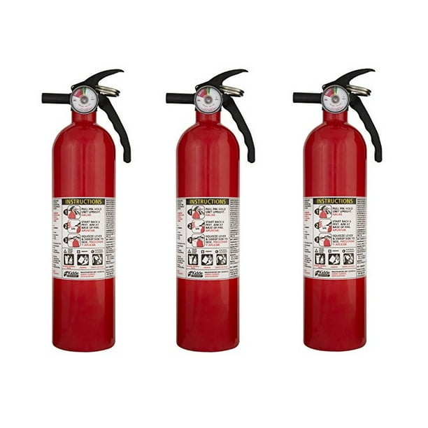 Kidde FA110 Multi Purpose Fire Extinguisher 1A10BC, 3 Pack