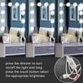 thumbnail image 4 of Radiant Hollywood Style Makeup Mirror, Beauty Mirror with Adjustable Brightness LED Bulbs, USB Charging Port & Easy Installation for a Luxurious Vanity Experience, 4 of 4