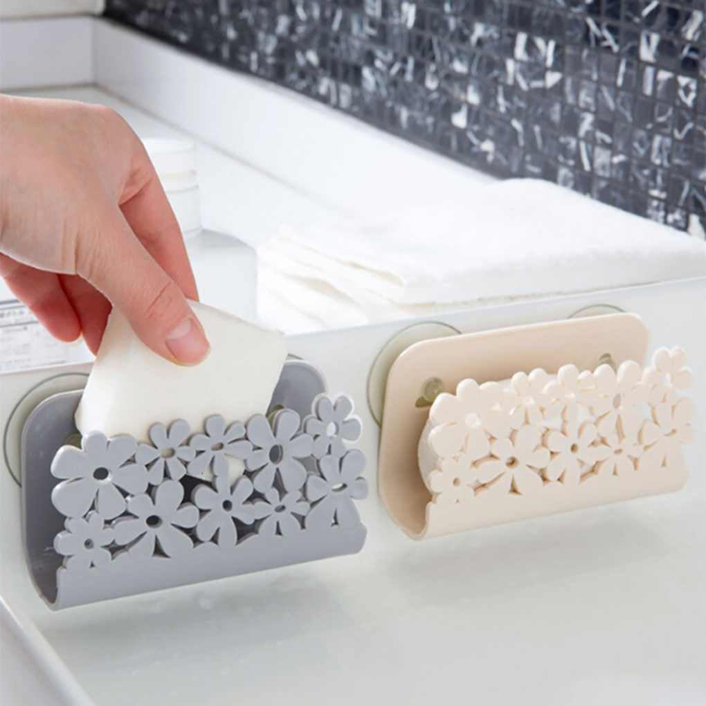 Details about   NEW Suction Sponge Holder Clip Dish Cloth Storage Rack Kitchen Bathroom Decor 