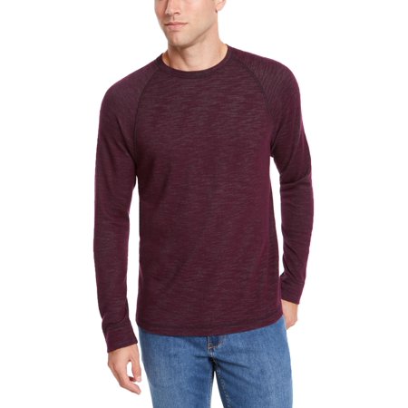 Tommy Bahama Men's Duncan Deux Over Cotton Reversible Crewneck Sweater Purple Size Small