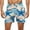 Multicolor(New)G, variant on PNTUTB Men's Summer Fashion Print Elastic Waist Drawstring Loose Comfortable Casual Beach Swim Shorts with Pockets