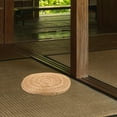 thumbnail image 2 of Beige Straw Woven Floor Cushion for Decor Japanese Style Round Mat Comfortable Seating 30 Inch, 2 of 8