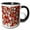 Black/White, variant on 3drose, Chirstmas Gingerbread Cookies, 11oz Two-tone Green Mug
