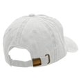 thumbnail image 4 of Iraq Veteran Ribbon Embroidered Washed Cotton Brass Buckle Cap - White OSFM, 4 of 5