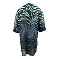 thumbnail image 2 of Alfani Womens Printed Kimono Top Blouse, Blue, L/XL, 2 of 2