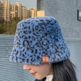 thumbnail image 3 of Women Retro Bucket Hat Faux Fur Fisherman Cap Multicolor Soft Warm Cloche Hats Outdoor Casual Accessories Female Basin Hat, 3 of 3