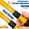 thumbnail image 3 of Llave dinamométrica para bicicleta YIYEIE, 1/4", 1-25 Nm, con 27 piezas, 3 of 8