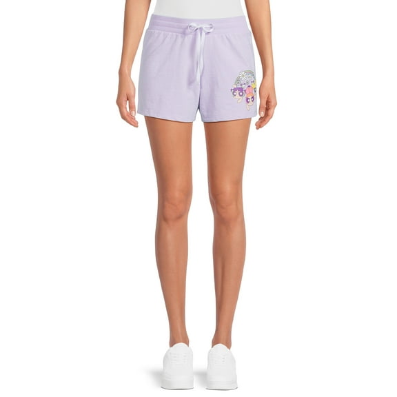 Powerpuff Girls Juniors Pull-On Graphic Shorts, Sizes XS-XXXL