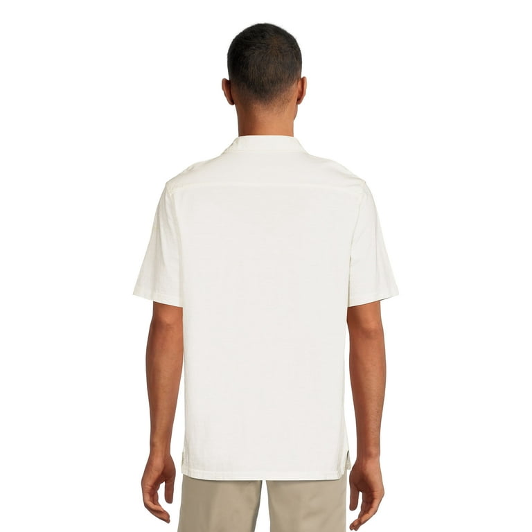 George Men's Knit Button Down Shirt, Sizes S-3XL - Walmart.com