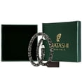 thumbnail image 1 of Ore Black Glittery Wrap Around Luxurious Crystal Bracelet By Matashi, 1 of 7