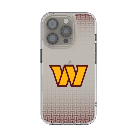 Washington Commanders Linen Logo iPhone Clear Case