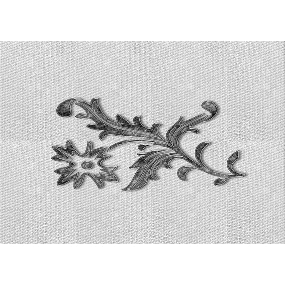 Ahgly Company Machine Washable Indoor Rectangle Transitional Platinum Gray Area Rugs, 2' x 3'
