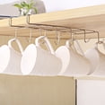 thumbnail image 2 of Monstrate Soporte para estante de tazas sin rastro, organizador de soporte para colgar tazas de café inoxidable, gratis Organizadores de utensilios de cocina 27x2cm, 2 of 6
