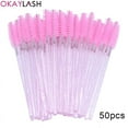 thumbnail image 4 of 100pcs Disposable Eyelash Brhes Spoolies Micro Lash Mascara Wands Combs Wholesale For Eyelash Extsion Makeup, 4 of 5