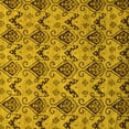 thumbnail image 1 of Ahgly Company Indoor Square Abstract Yellow Modern Area Rugs, 6' Square, 1 of 4