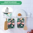 thumbnail image 4 of Yayeee Pot Holders Kitchen Heat Resistant with Pocket 7"x9.8" Cotton Oven Cooking Hot Pads, Flamingo Leaves Pattern, 4 of 7