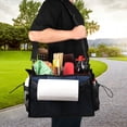 thumbnail image 5 of FANGSUN Large Grill and Picnic Caddy with Paper Towel Holder, BBQ Organizer for Utensil, Plate, Condiment, Collapsible & Easy Carry Griddle Caddy, Must Haves for Outdoor, Camper, Travel, Car, RV, 5 of 8