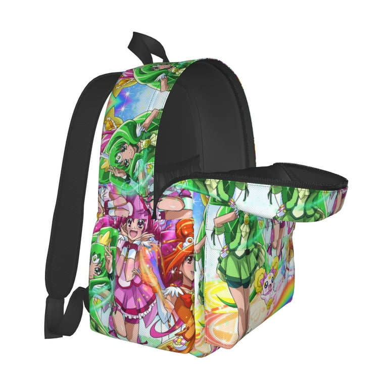Glitter Force Backpack Lightweight Student Rucksack Travel Bookbag Girl Boy Laptop Knapsack