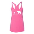 thumbnail image 2 of Wild Bobby Ancient Personal Trainers Funny Bear Chase Women Tri-Blend Racerback Tank Top, 2 of 6