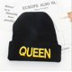 thumbnail image 1 of Gorros unisex de algodón con temática de rey y reina(3) ZefeiWu 8390606903266, 1 of 1