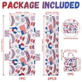 thumbnail image 2 of Tumao 6FT American Flag Picnic Table Cover with Bench Covers and Carrying Bag, 4th of July Waterproof Windproof Camping Rectangle Tablecloths, Washable Polyester Cover for Patio Indoor Outdoor, 2 of 7