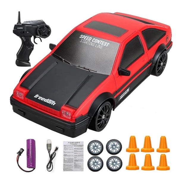Kids Racing Car Toy with Light Wireless Remote Control Racing Car Gift for Children's Birthday