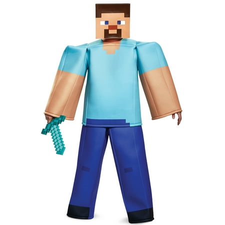 Minecraft Steve Prestige Adult Costume