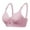 Pink, variant on Fesfesfes Bras for Women Padded Shaped Bras Wire Free Side Lifted Underwear Bras Elegant Solid Color Bras Gather Push Up Unwired Everyday Bras