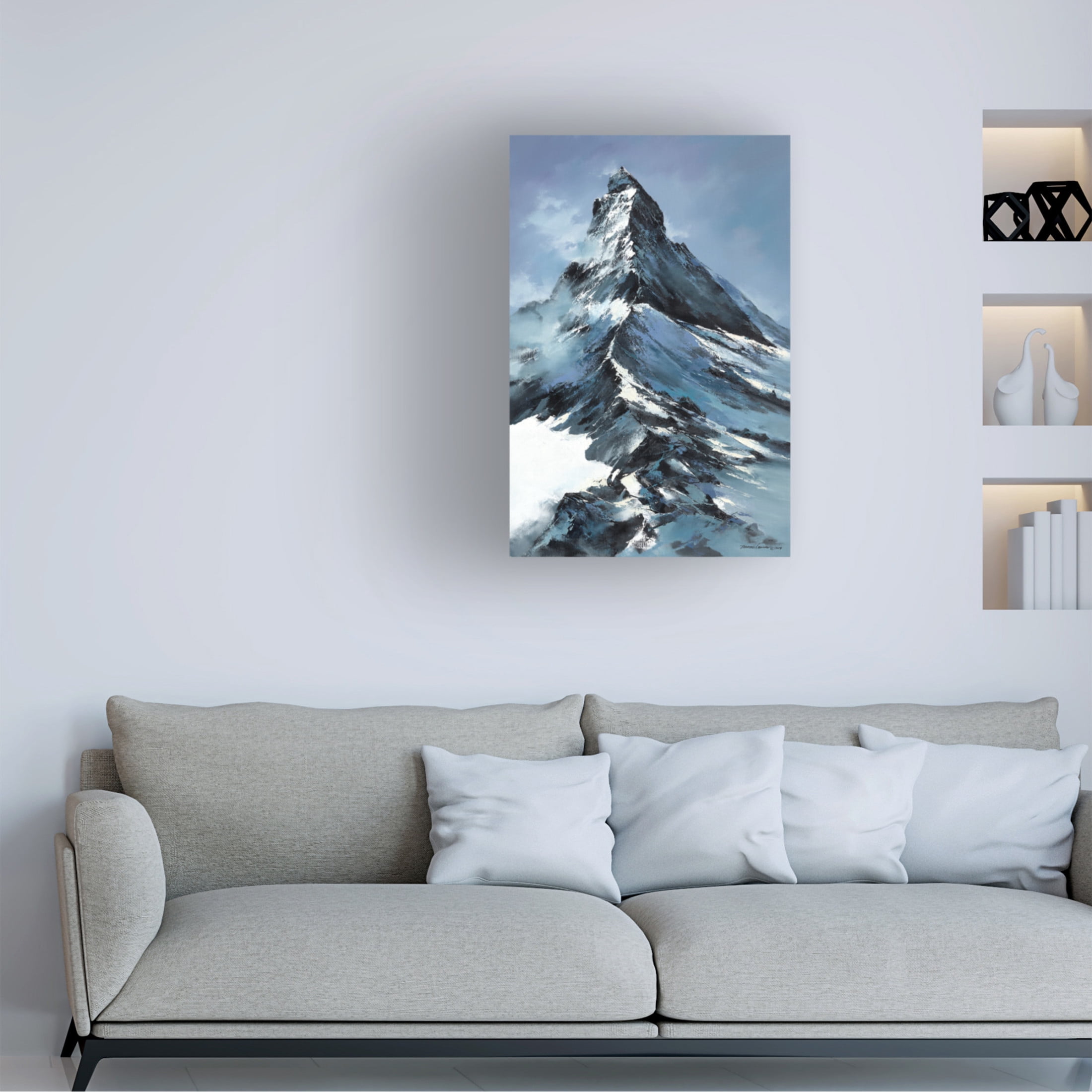 Canvas Wall Art - Thomas Leung 'Apex' Wall Art for Living Room, Bedroom, or Office Décor by Trademark Fine Art - 16 x 24 Inches