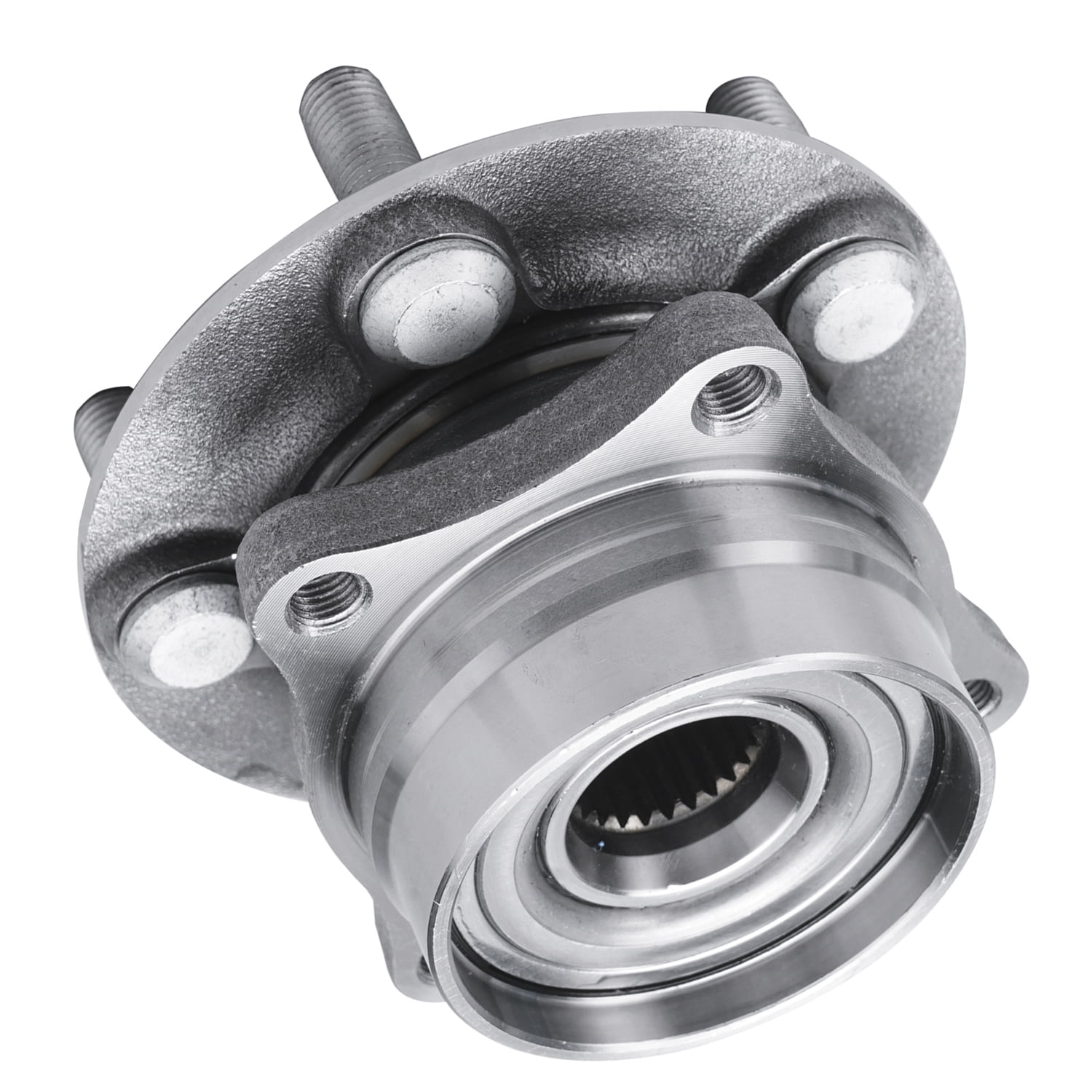 Detroit Axle - 2 Front Wheel Bearing Hubs for 2004-2009 Toyota Prius, Replacement 2005 2006 2007 2008 Prius Wheel Bearing & Hubs Assembly Set, Pair Hubs
