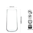 thumbnail image 5 of KEMORELA Drinking Glasses Set of 12 - 15.5 oz  Highball Glasses, Clear Crystal Lightweight Glass cups, Tall Tumbler Water Glasses, Glassware Set for Juice,Iced Tea,Mojito,Bar Cocktail Glasses, 5 of 9