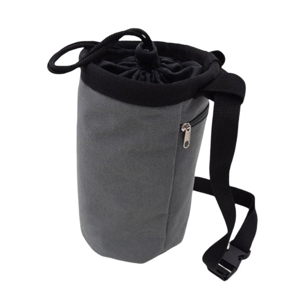 Bolsa magnesio para escalada en , cubo magnesio para búlder, accesorios, equipo escalada multiusos, equipo para búlder y levantamiento Gris