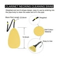 thumbnail image 3 of Clarinet Cleaning Maintenance Kit, Durable Portable Wear  Clarinet Cleaning Kit  For Instruments, 3 of 8