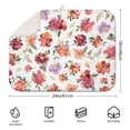 thumbnail image 2 of Microfibre Drying Mat for Kitchen Pioneer Dish Drying Drainer Mat Absorbent Colorful Floral Drying Mat Washing Up for Glass, Plate & Cup 18inch X 24inch, 2 of 5
