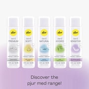 pjur med NATURAL Glide Water-based Intimate Personal Lubricant 3.4oz