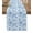 Blue White, variant on Ldtrchee Pink Tree Leaf Table Runner 36 Inches, Botanical Solid Plant Spring Summer Bed Runner Dresser Scarves Tabletop for Indoor Outdoor Parties/Ceremony/Banquet, 13"x 36"
