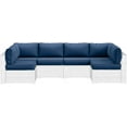 thumbnail image 6 of UDPATIO Outdoor Replacement Cushions for Patio Furniture, Waterproof Patio Cushions for 6-Seat Sectional Patio Conversation Sets, 14-Piece Outdoor Cushion Slipcovers Patio Sofa Cushions (Navy Blue), 6 of 8