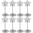 thumbnail image 1 of Miangastore 8pcs Desktop Photo Card Holders Table Sign Holders Clips Party Picture Holder Stands, 1 of 9