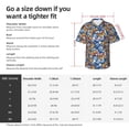 thumbnail image 5 of Disketp Hawaiian Shirts for Men,Colorful Butterfly1 Print Mens Casual Short Sleeve Button Down Shirts Beach Shirt, 5 of 7