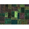 thumbnail image 1 of Ahgly Company Indoor Rectangle Oriental Turquoise Blue Modern Area Rugs, 2' x 3', 1 of 4