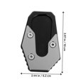 thumbnail image 4 of unbranded Kickstand Support Plate Plateada Para Motocicleta Con Superficie Lisa Y Atractivo, 4 of 7