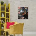 thumbnail image 3 of Stupell Industries Eclectic Floral Disco Ball Reflection White Framed Giclee Art, 24 x 30, by LSR Design Studio, 3 of 8