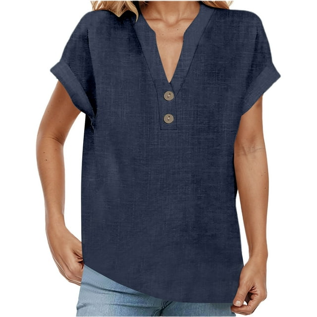Débardeur d'Été Sans Manches à Encolure en V pour Femme - Coupe Ample Plissée, Ourlet Arrondi Fluide, Polyester/Spandex pour Tenue Active et Décontractée