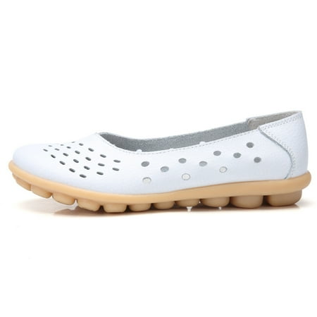 

Women‘s Hollow Out Loafers Slip-on Round Toe Low Top Solid Color Casual Shoes Women‘s Comfy Footwear