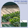 thumbnail image 4 of ModFusion 2-Pack 8×4×2 ft Raised Garden Bed Kit with Reinforcement Bars, Safety Rubber Edging, Corrugated Galvanized Metal Steel, 479-Gallon Outdoor Planters, Green, 4 of 10
