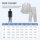 thumbnail image 4 of Balery Silver Glitter Pijama para Hombre de Dos Piezas con Manga Larga, Conjunto de Dormir y Descanso Suave con Bolsillos-Medium, 4 of 7